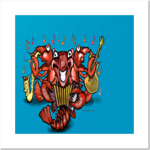 Crawfish Band Wall Art by Kevin Middleton
